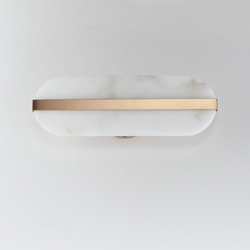 Stonewall Alabaster LED Wall Sconce