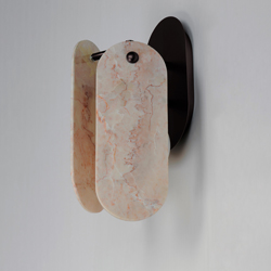 Megalith LED Wall Sconce - Rose Jade