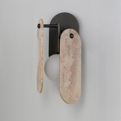 Megalith LED Wall Sconce - Rose Jade