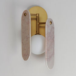 Megalith LED Wall Sconce - Rose Jade