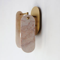 Megalith LED Wall Sconce - Rose Jade