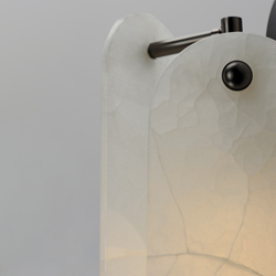 Megalith LED Wall Sconce - Alabaster