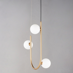 Contour 3-Light Cord Hung Pendant 3000K