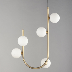 Contour 5-Light Cord Hung Pendant 3000K