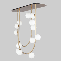 Contour 14-Light Fixed Stem Ceiling Light 3000K