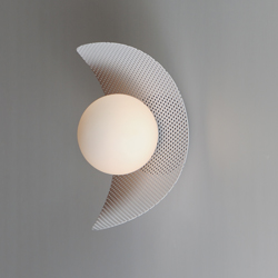 Chips LED Sconce - Matte White