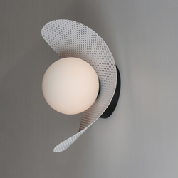 Chips LED Sconce - Matte White