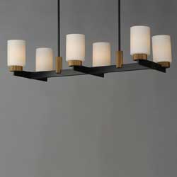 Ruffles 6-Light Linear Chandelier