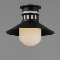 Admiralty 1-Light Outdoor Flush Mount