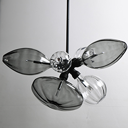 Ray Dance Single Cluster 6-Light LED Pendant
