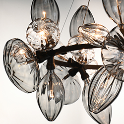 Ray Dance 30-Light 5 Cluster LED Pendant