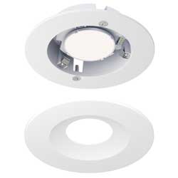 Crisp 4 LED Recessed DownLight CCT Select - Round