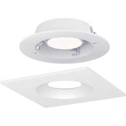 Crisp 4 LED Recessed DownLight 3000K - Square