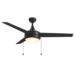 Trio Pull 52 3-Blade Fan w Pull Chain