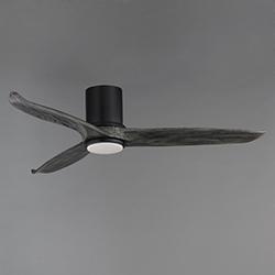 Woodwind 52 Solid Wood Blade Hugger Fan w LED