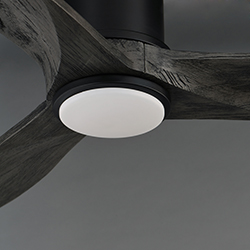 Woodwind 52 Solid Wood Blade Hugger Fan w LED