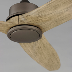 Woodwind 52 Solid Wood Blade Fan w LED Light Kit