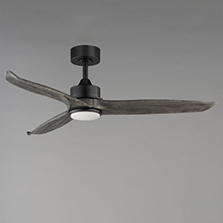 Woodwind 52 Solid Wood Blade Fan w LED Light Kit