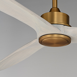 Woodwind 72 Solid Wood Blade Fan w LED