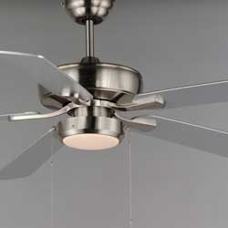 52 Super-Max Fan w/ LED Light Kit - Nickel