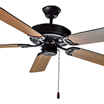 Basic-Max 52 Ceiling Fan Black/Walnut Blades